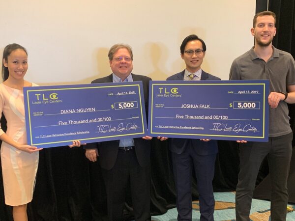 TLC Presents Scholarships to Optometry Students